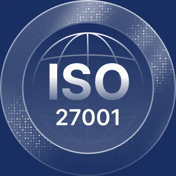 ISO/IEC 27001:2022 certified